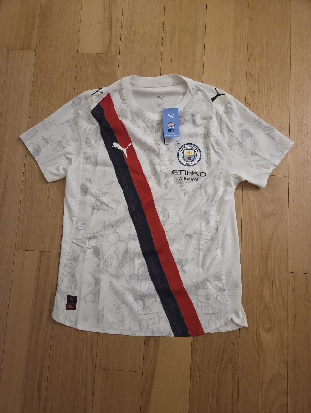 Puma Manchester City 25/26 Away Jersey Men's Size Large NWT